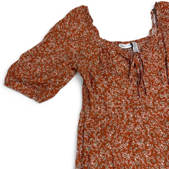 Sincerely Jules Orange Floral Dress - Picture 3 of 5